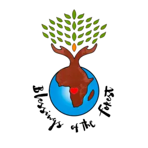 ALT TEXT Blessings Of The Forest NGO, a Gabon-based organization dedicated to biodiversity conservation, traditional knowledge protection, iboga preservation, and sustainable community development.